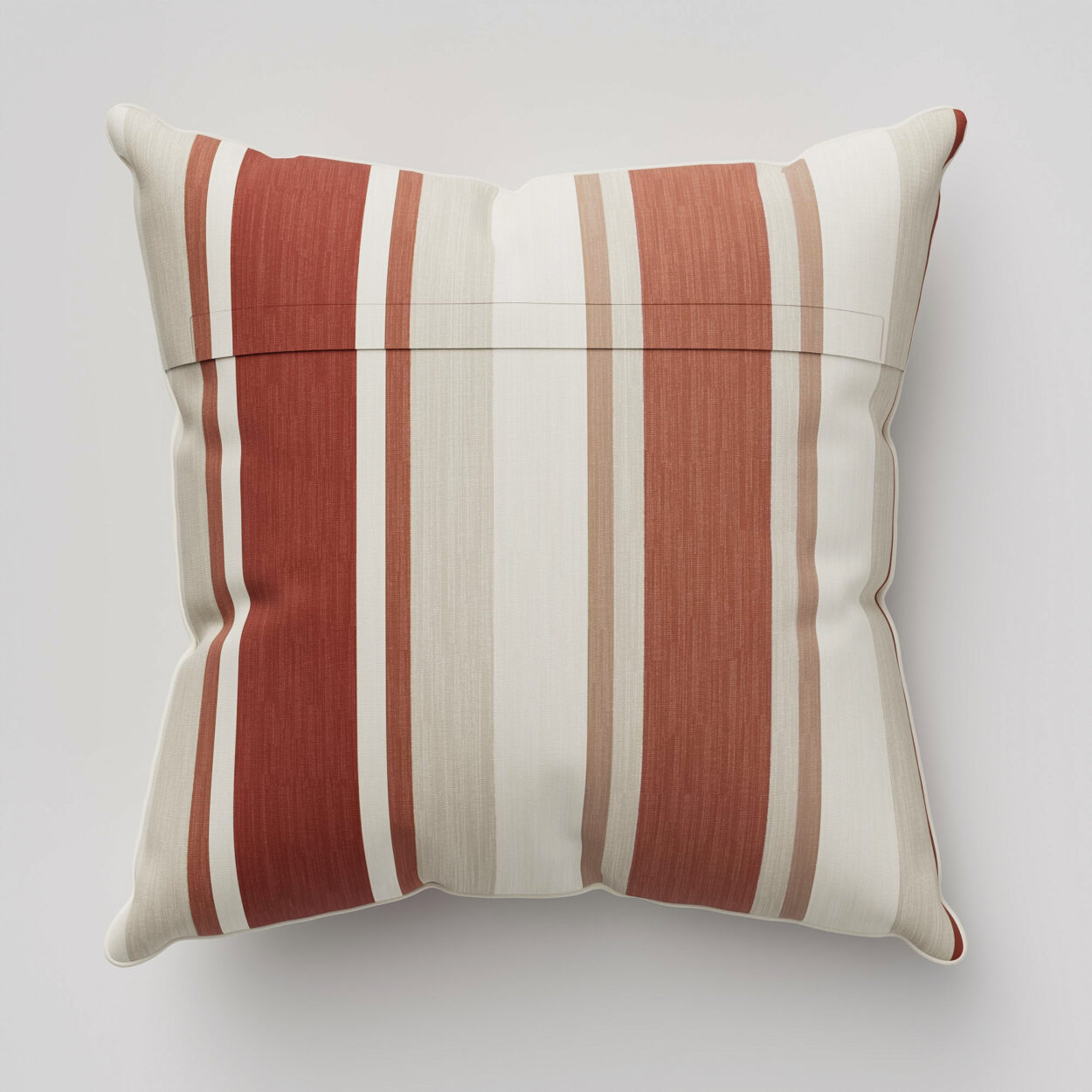 Laura Ashley Awning Stripe Crimson Cushion - Image 4