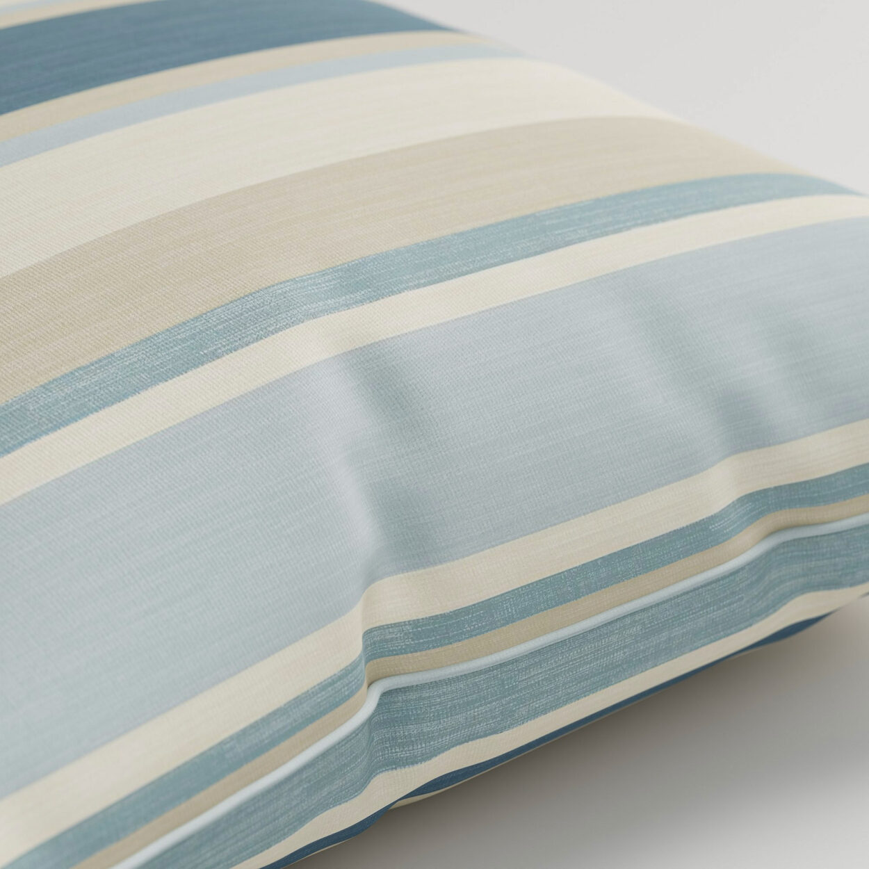 Laura Ashley Awning Stripe Seaspray Cushion - Image 2