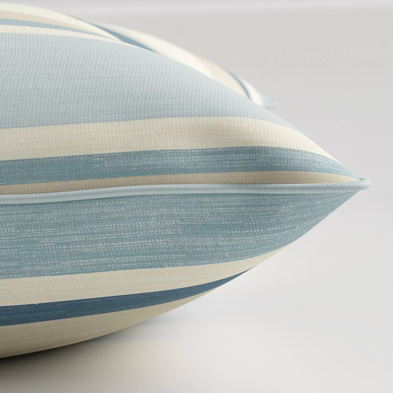 Laura Ashley Awning Stripe Seaspray Cushion - Image 3