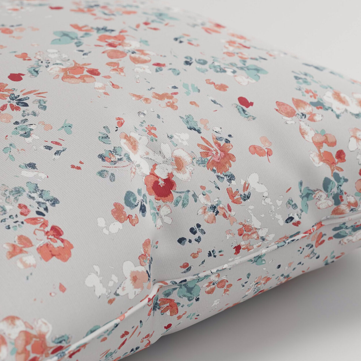 Laura Ashley Blossoms Pale Steel Cushion - Image 2