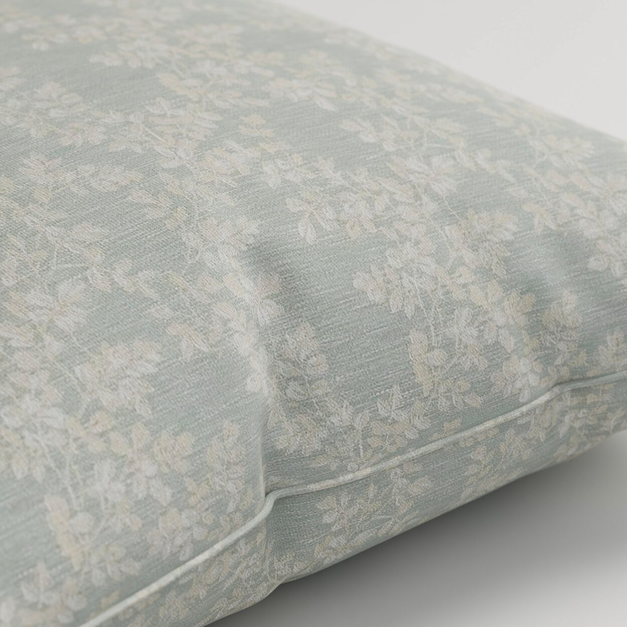 Laura Ashley Burnham Woven Sage Cushion - Image 2