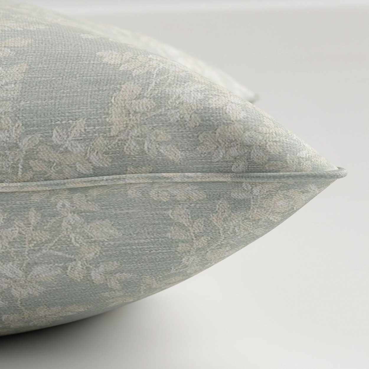 Laura Ashley Burnham Woven Sage Cushion - Image 3