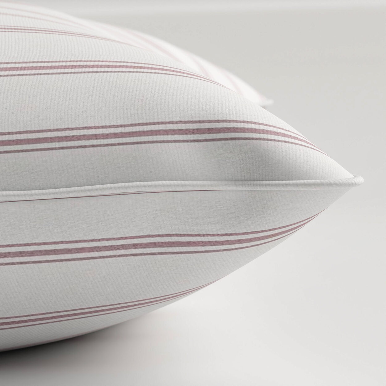 Laura Ashley Burnsall Stripe Mulberry Cushion - Image 3