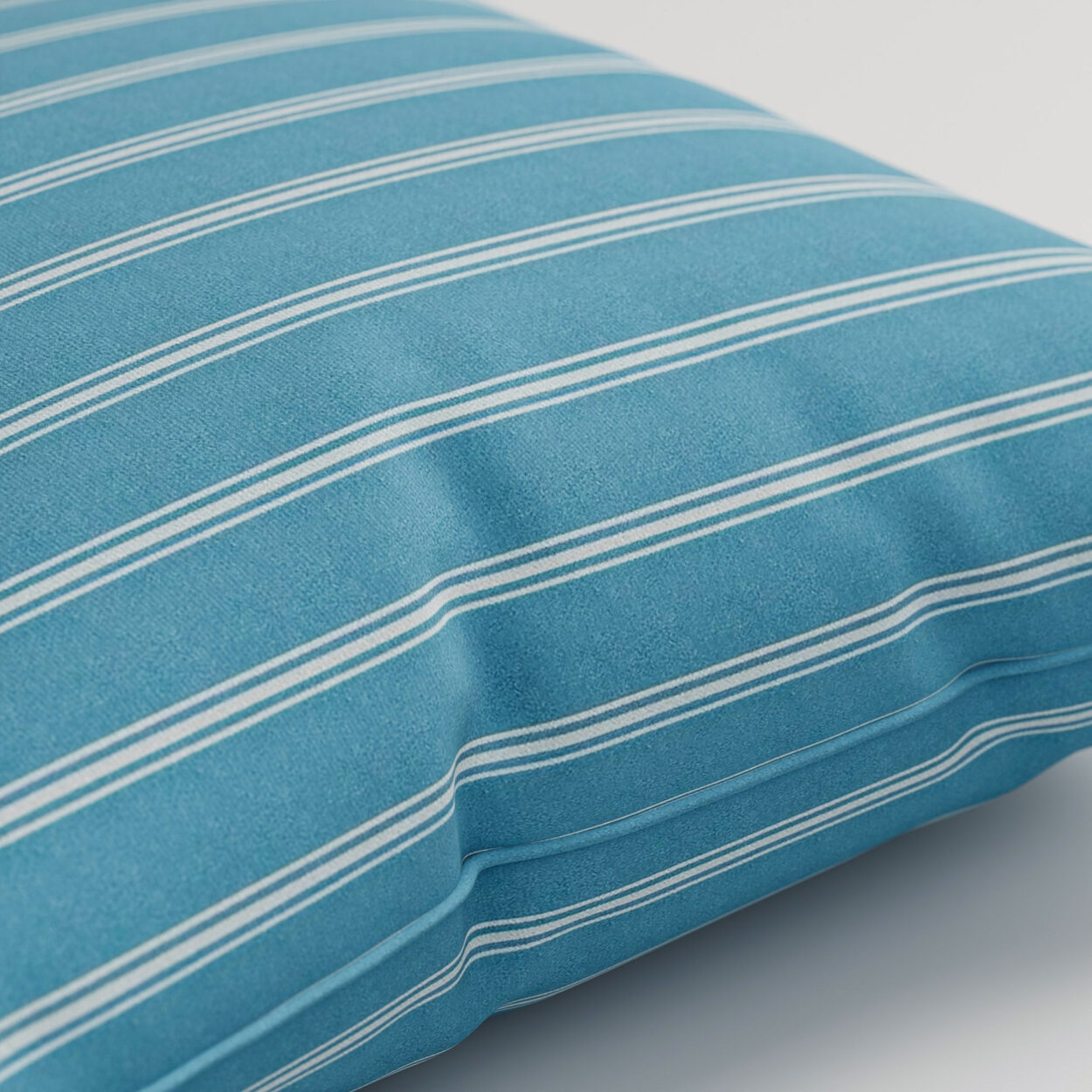 Laura Ashley Burnsall Stripe Seaspray Cushion - Image 2