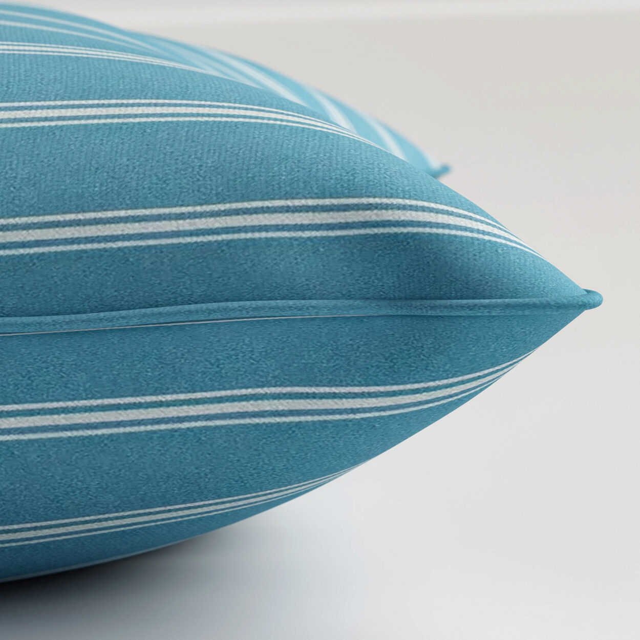 Laura Ashley Burnsall Stripe Seaspray Cushion - Image 3