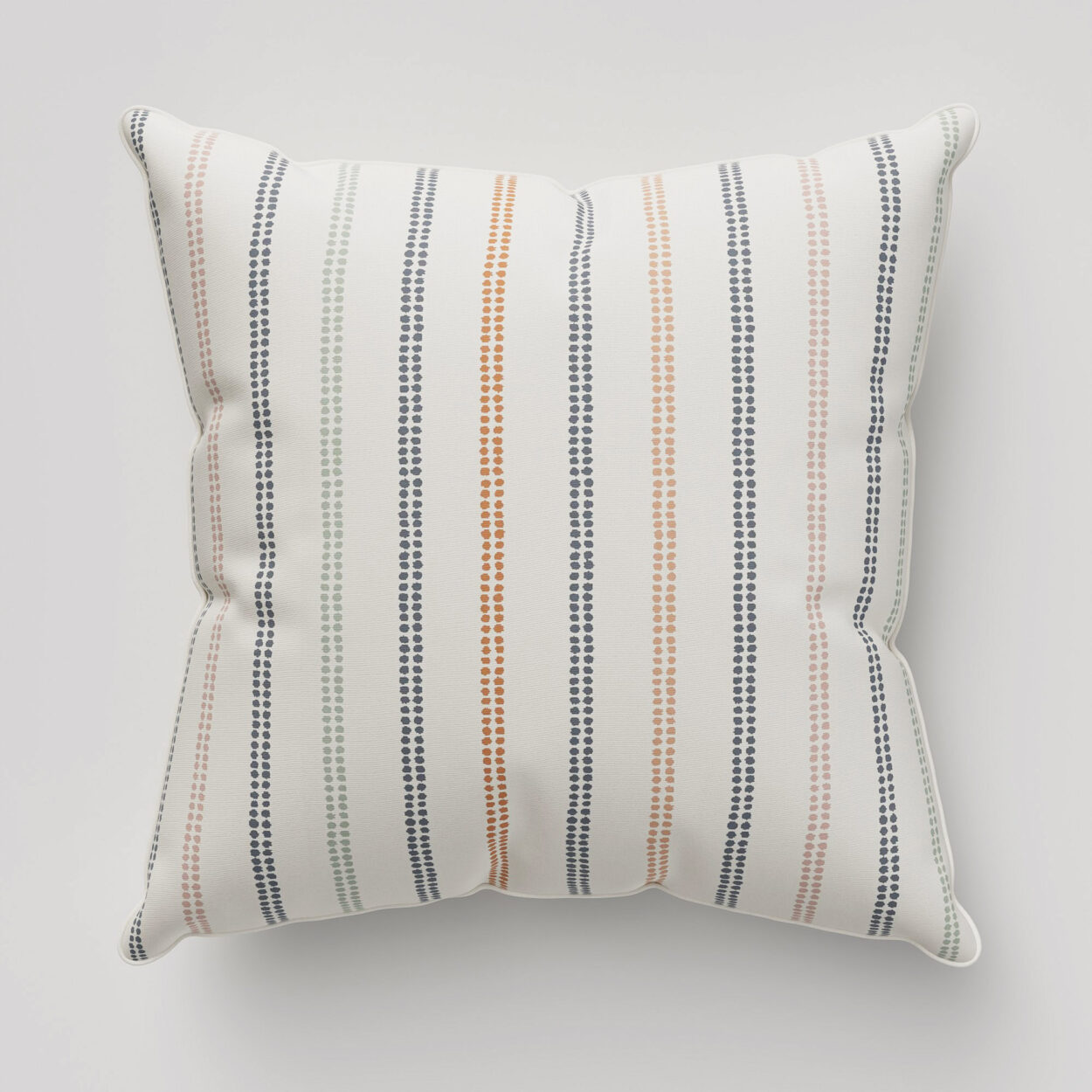 Laura Ashley Candy Stripe Apricot Cushion