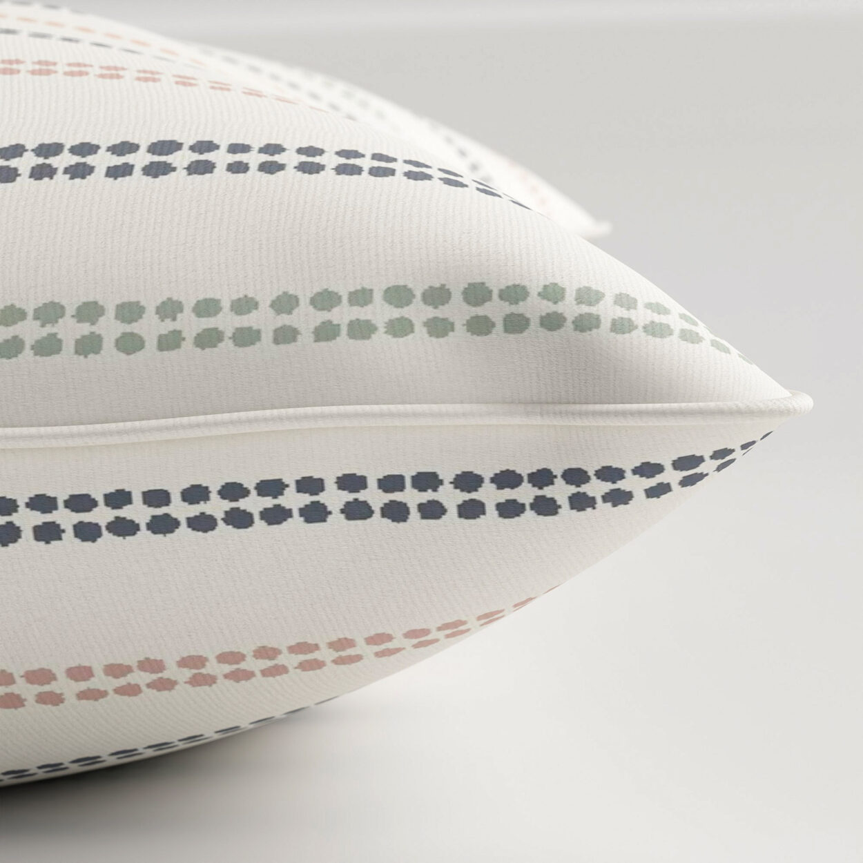 Laura Ashley Candy Stripe Apricot Cushion - Image 3