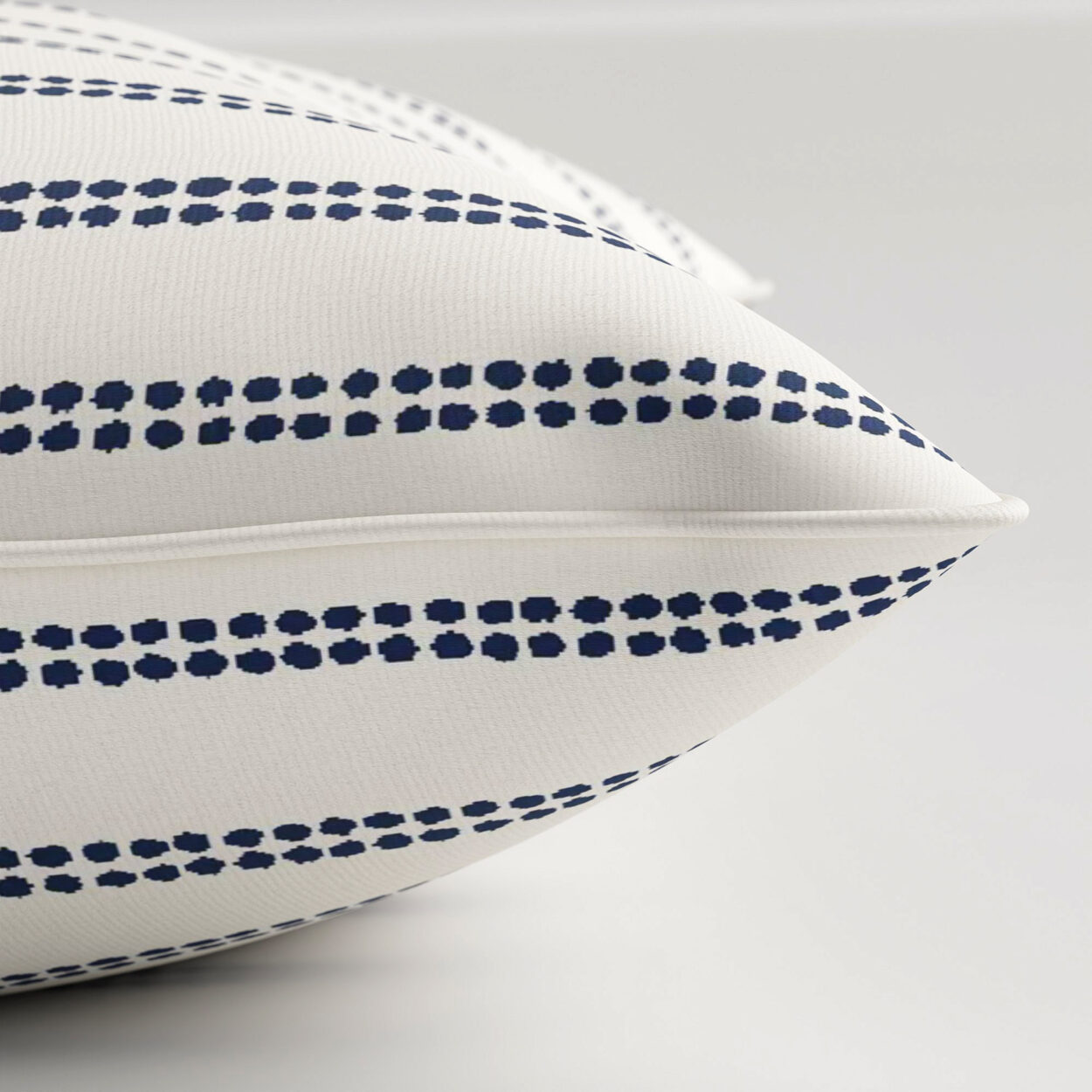 Laura Ashley Candy Stripe French Navy Cushion - Image 3