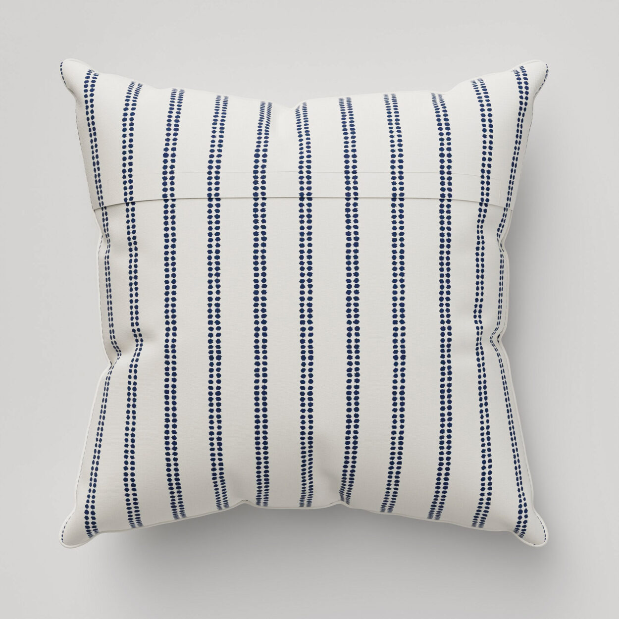 Laura Ashley Candy Stripe French Navy Cushion - Image 4
