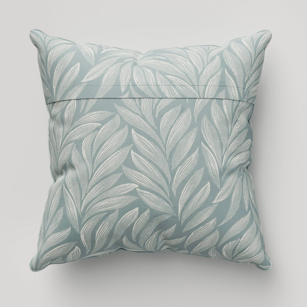 Laura Ashley Coulderton Leaves Dark Duck Egg Cushion - Image 4