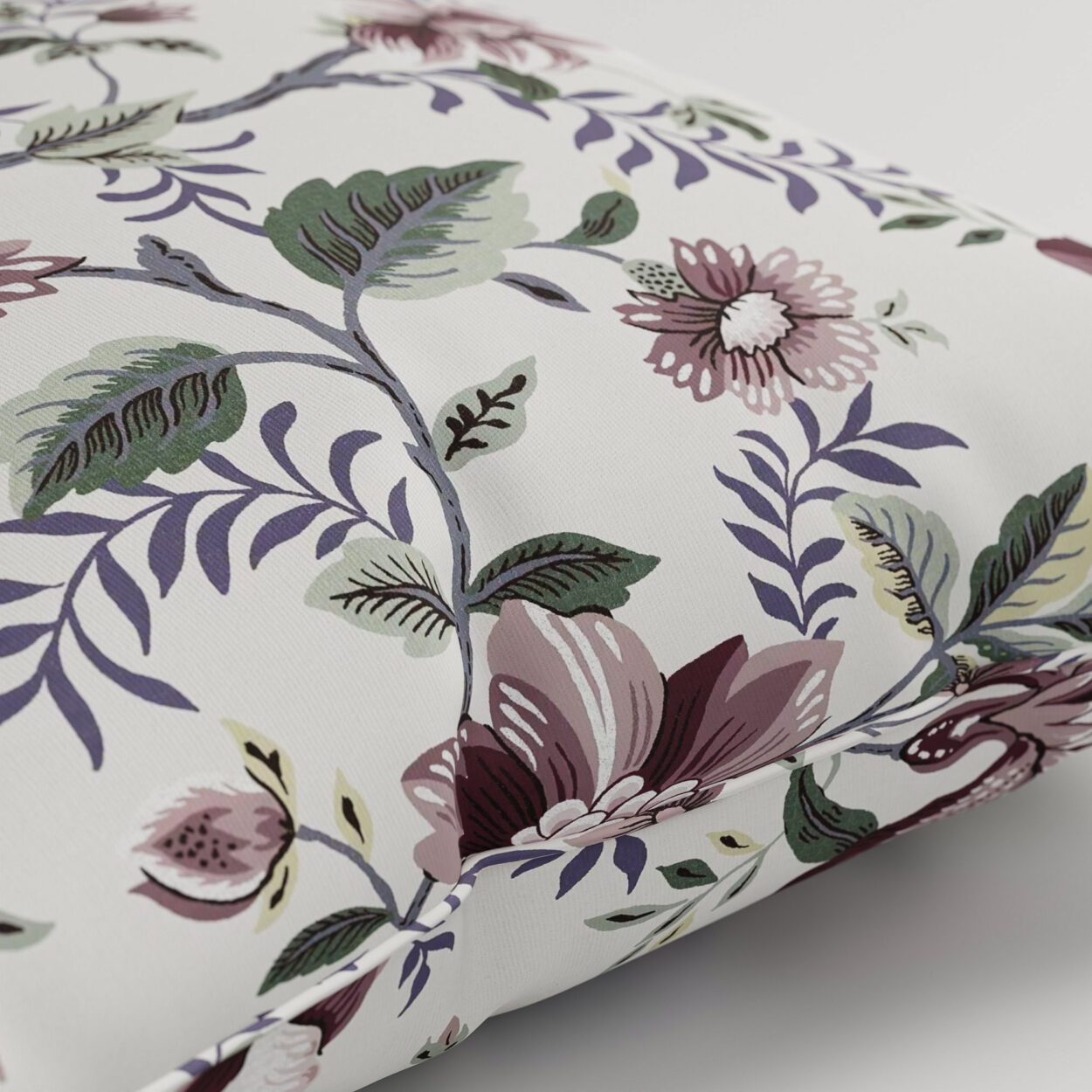 Laura Ashley Editas Garden Blackberry Purple Cushion - Image 2
