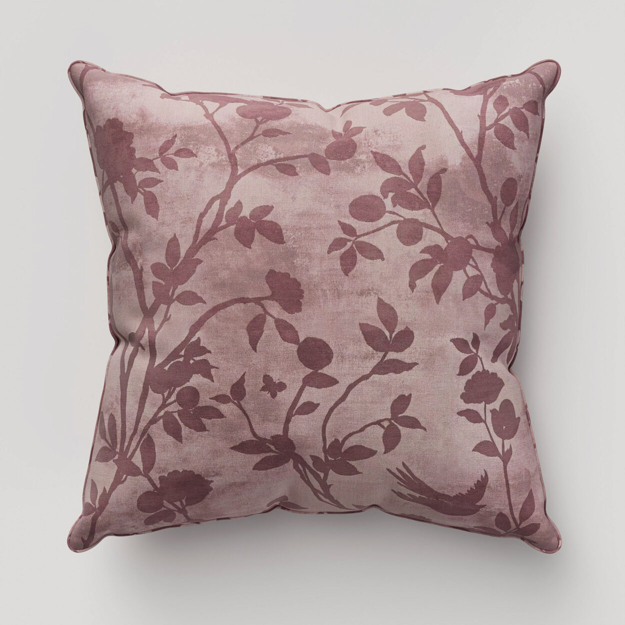 Laura Ashley Eglantine Silhouette Woven Mulberry Cushion