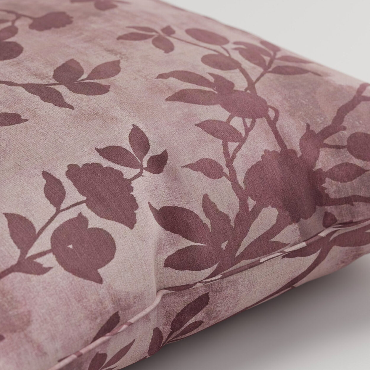 Laura Ashley Eglantine Silhouette Woven Mulberry Cushion - Image 2