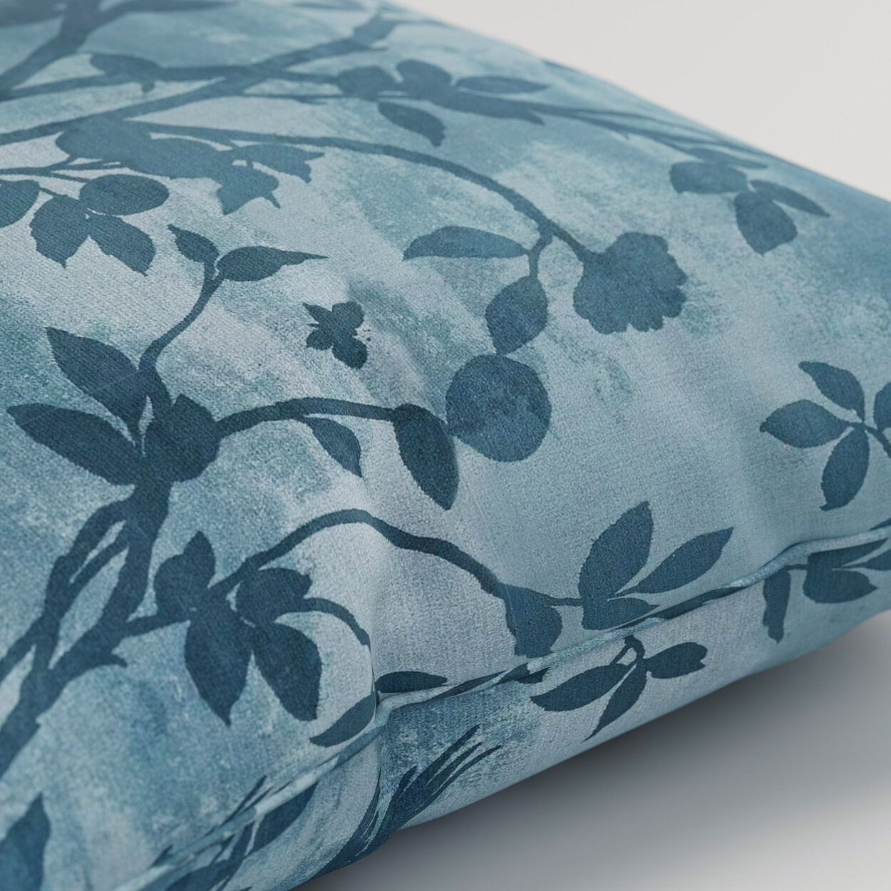 Laura Ashley Eglantine Silhouette Woven Seaspray Cushion - Image 2
