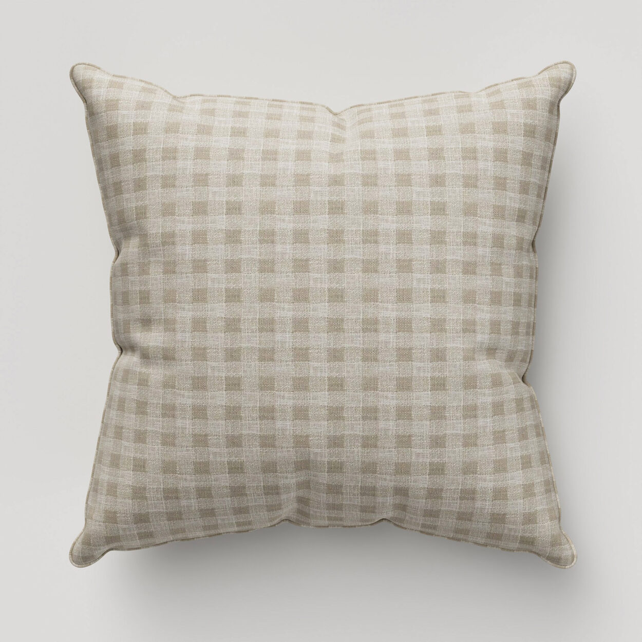 Laura Ashley Gingham Almond Cushion