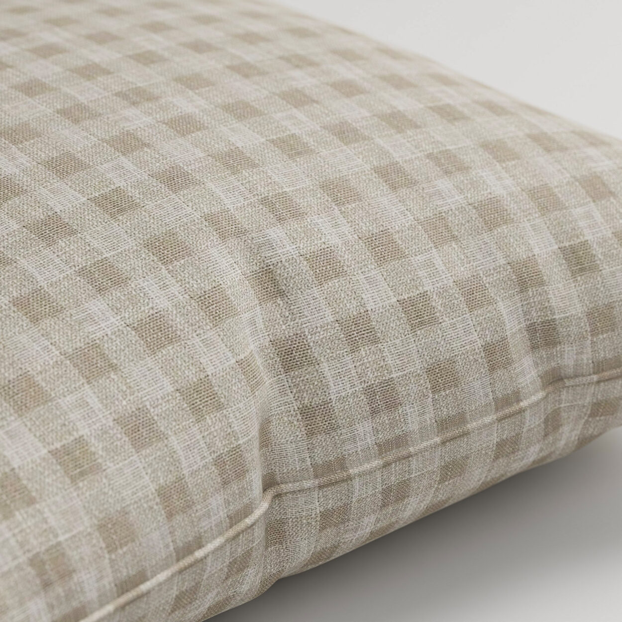 Laura Ashley Gingham Almond Cushion - Image 2
