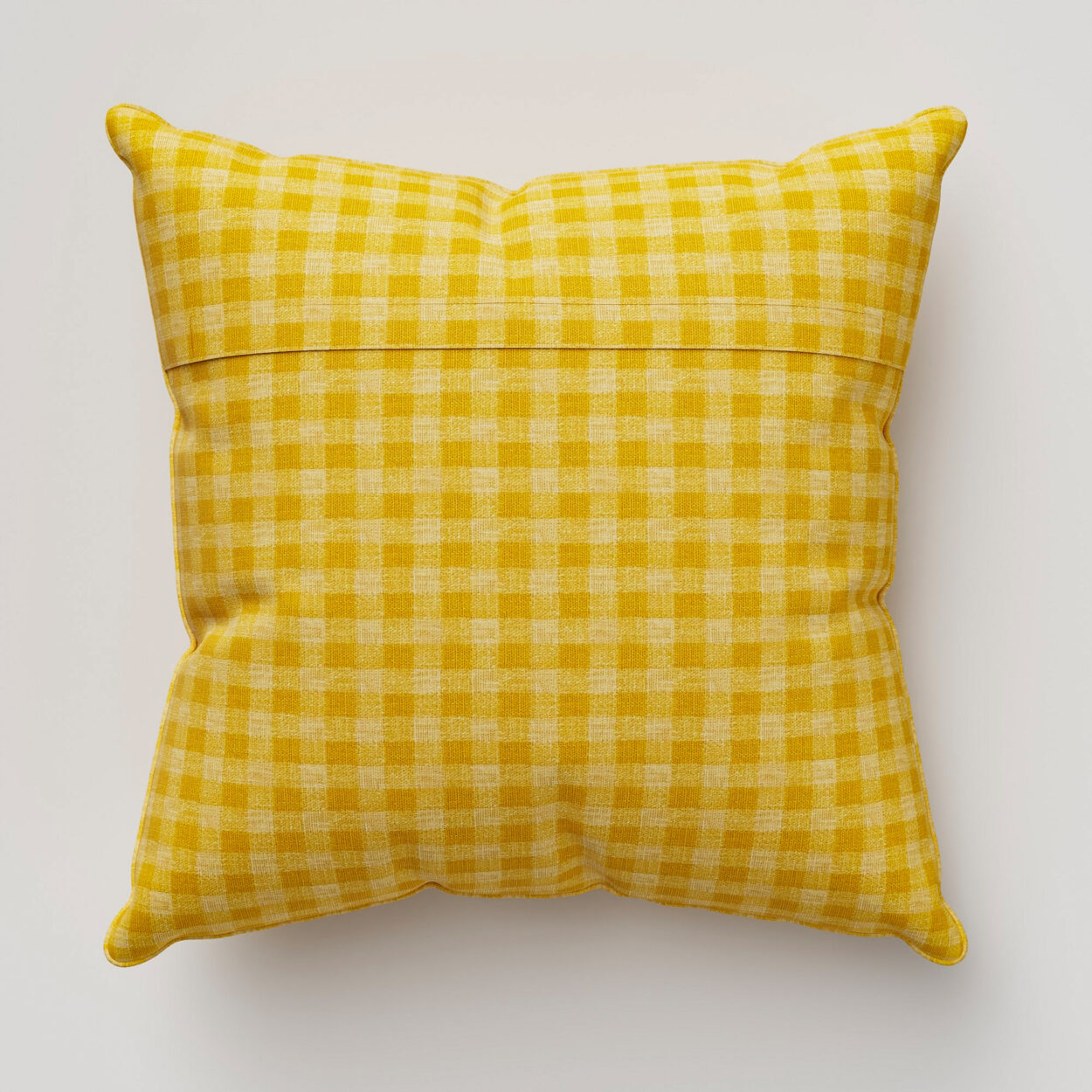 Laura Ashley Gingham Dijon Cushion - Image 4