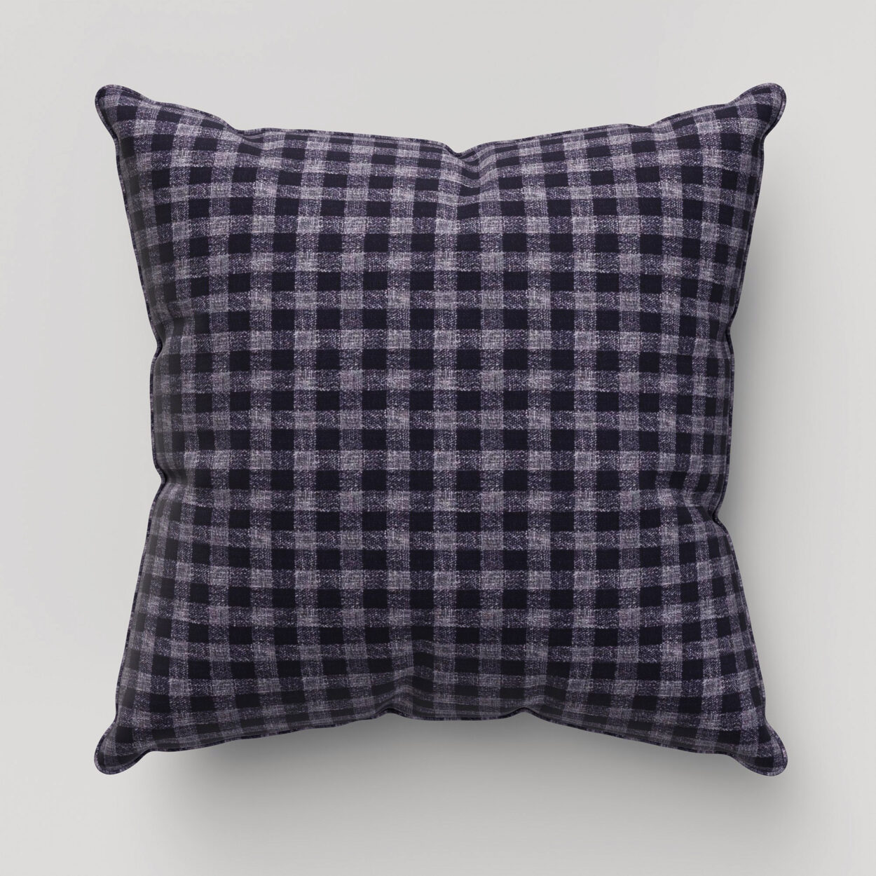 Laura Ashley Gingham French Navy Cushion