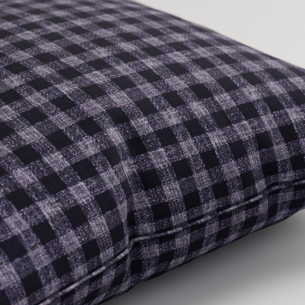 Laura Ashley Gingham French Navy Cushion - Image 2