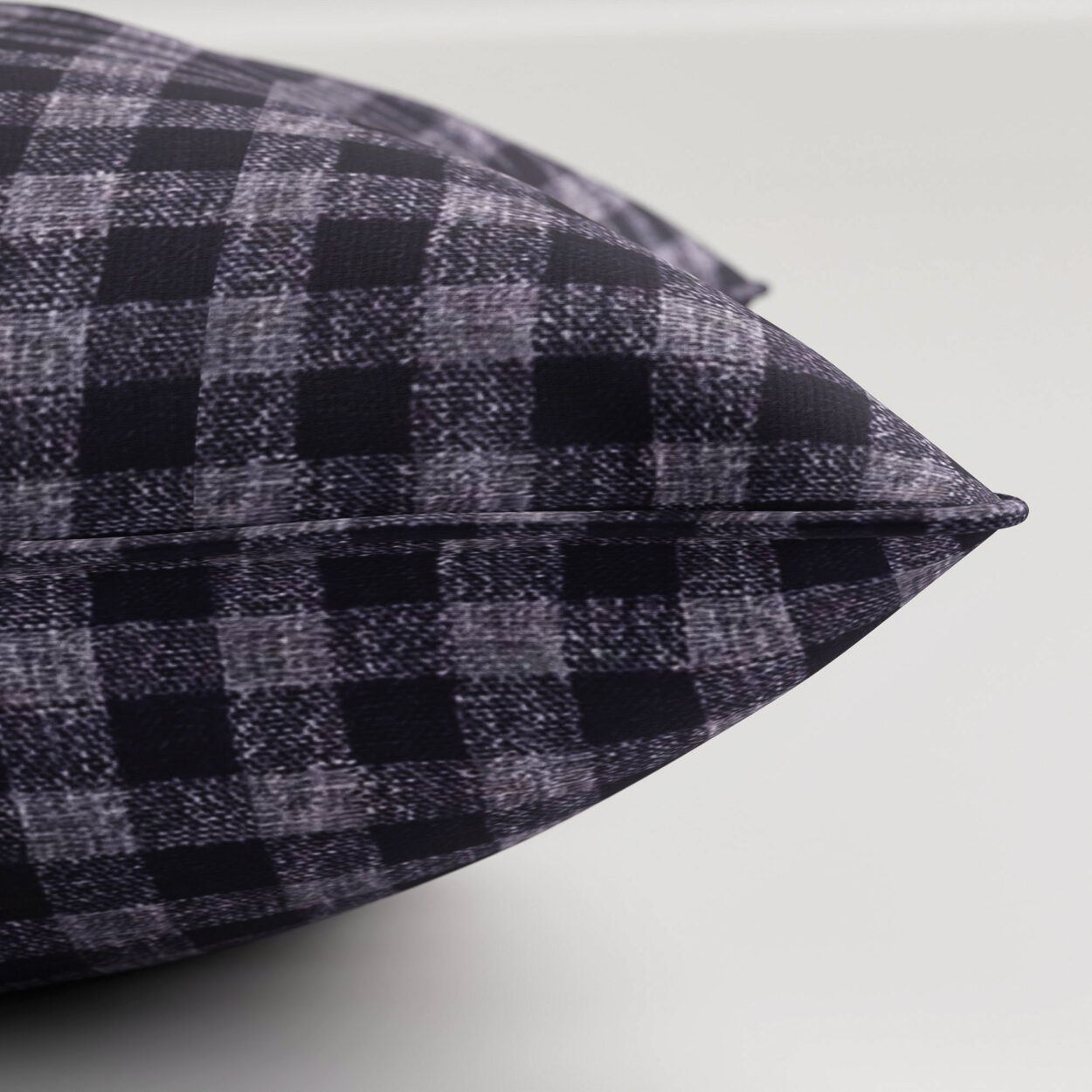 Laura Ashley Gingham French Navy Cushion - Image 3