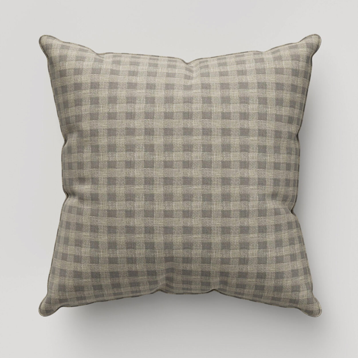 Laura Ashley Gingham Steel Cushion