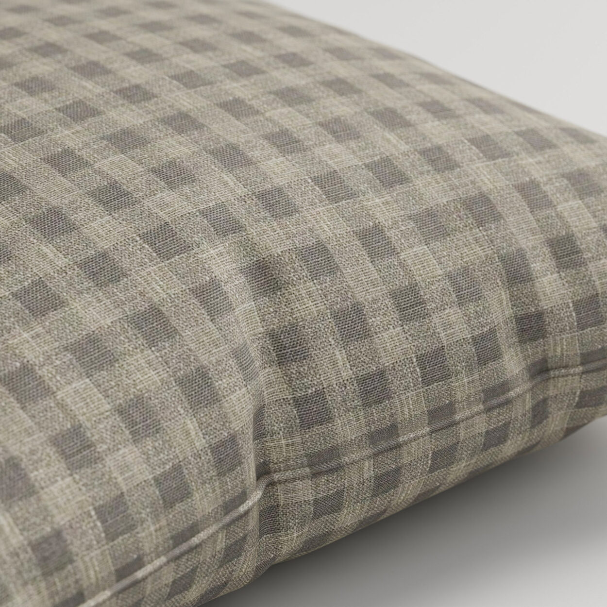 Laura Ashley Gingham Steel Cushion - Image 2