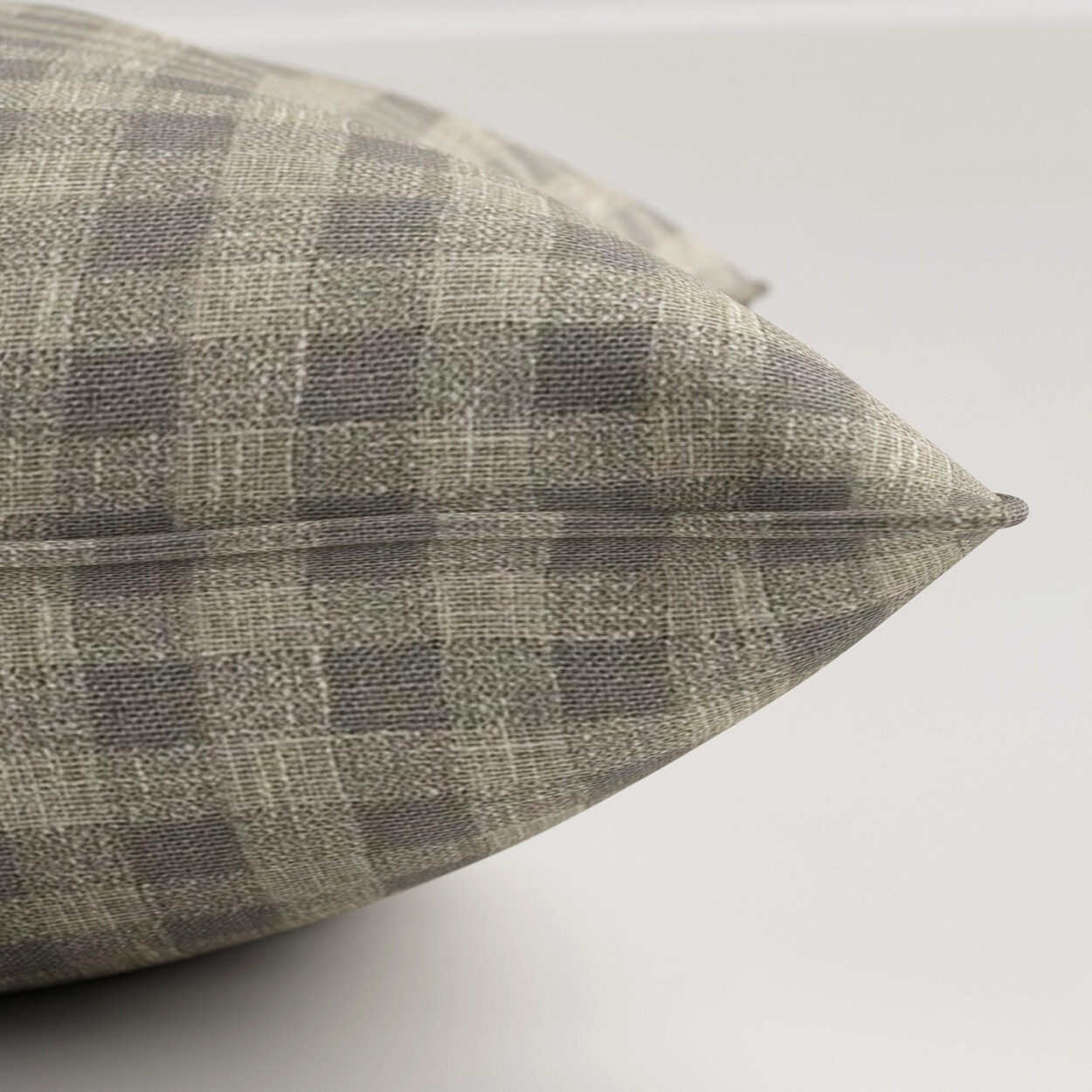 Laura Ashley Gingham Steel Cushion - Image 3