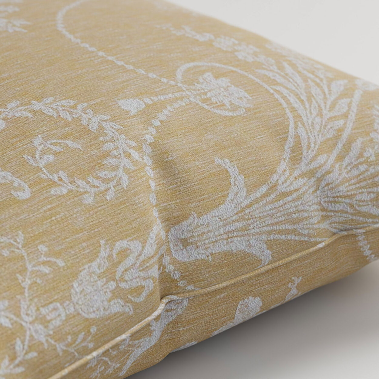 Laura Ashley Josette Woven Gold Cushion - Image 2