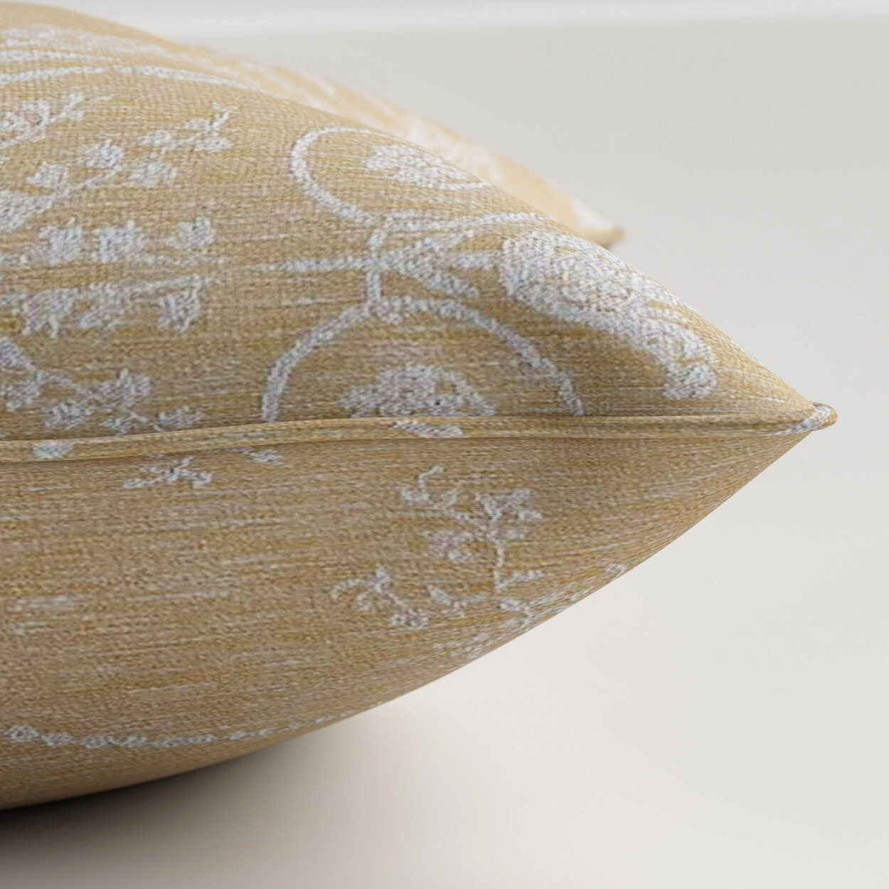 Laura Ashley Josette Woven Gold Cushion - Image 3