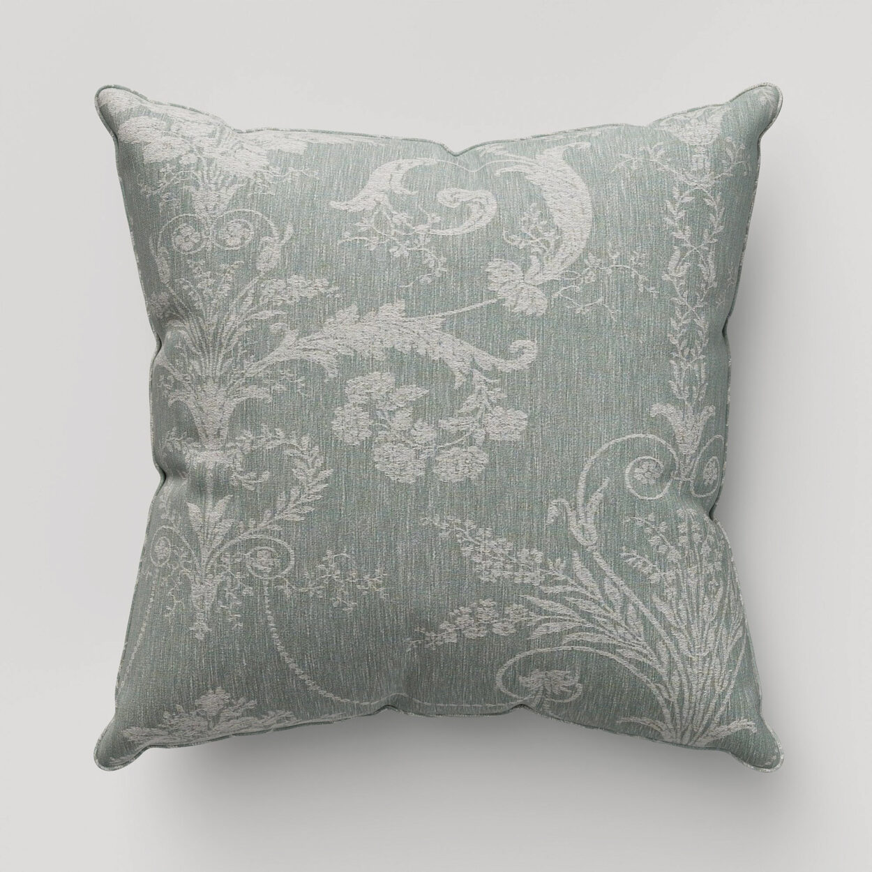 Laura Ashley Josette Woven Grey Green Cushion