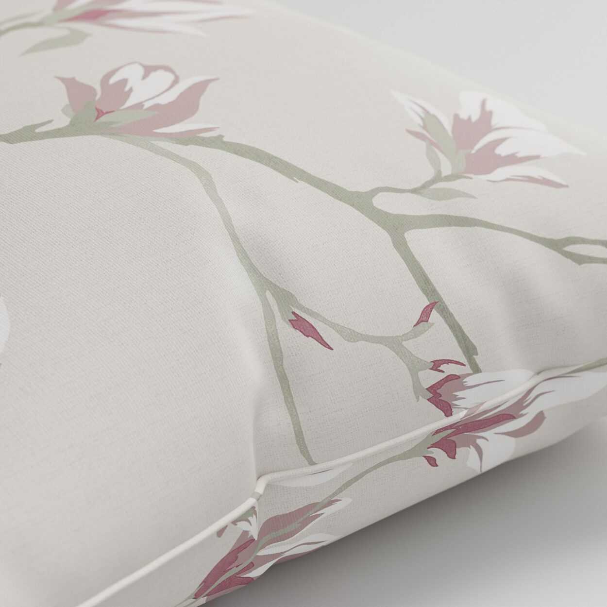Laura Ashley Magnolia Grove Mulberry Cushion - Image 2