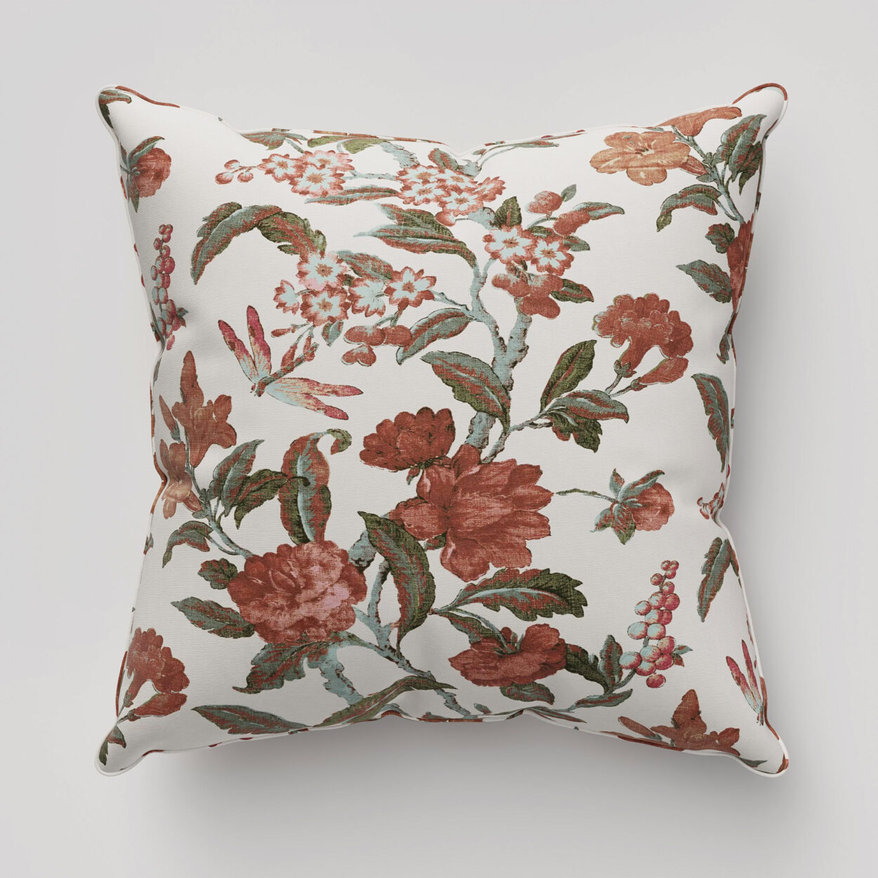 Laura Ashley Minera Crimson Cushion