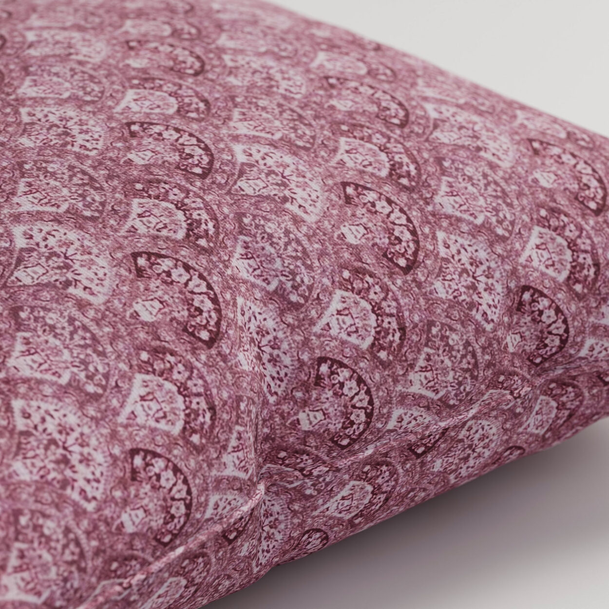 Laura Ashley Musica Velvet Dark Ruby Cushion - Image 2