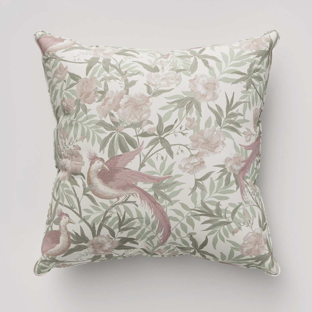 Laura Ashley Osterley Birds Mulberry Cushion