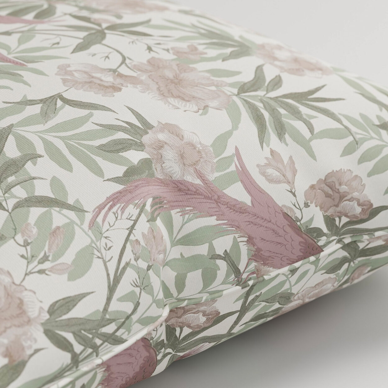 Laura Ashley Osterley Birds Mulberry Cushion - Image 2