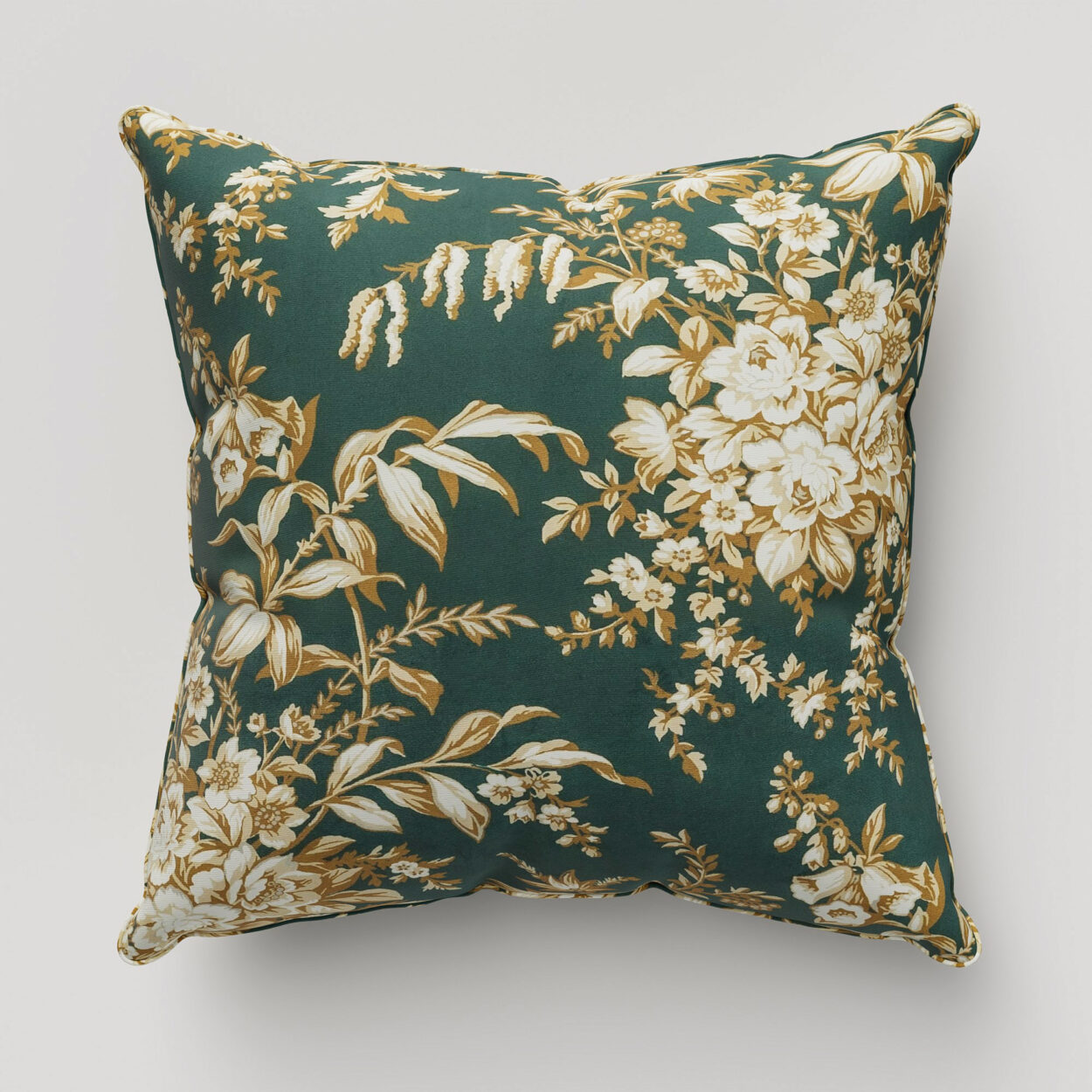 Laura Ashley Picardie Velvet Fern Cushion