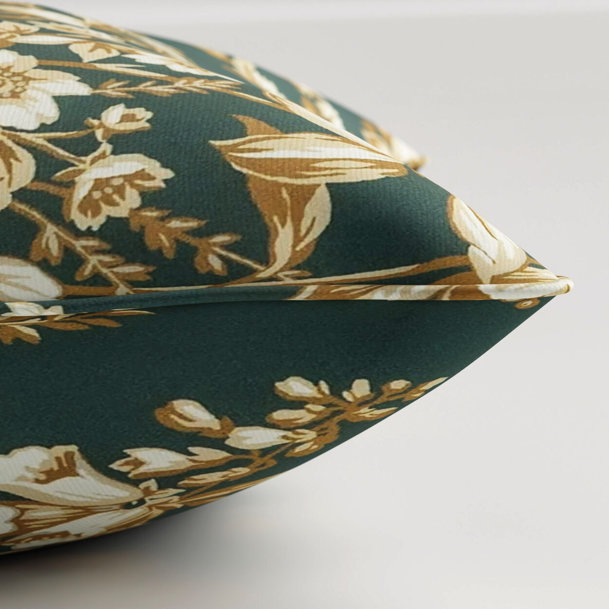 Laura Ashley Picardie Velvet Fern Cushion - Image 3