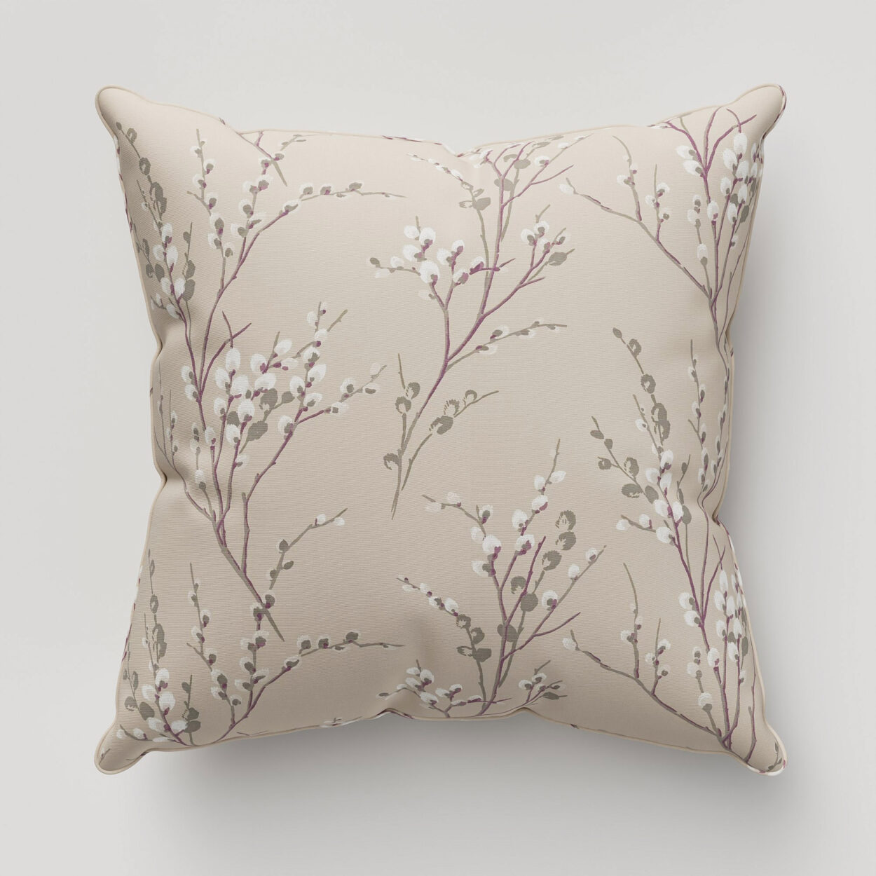 Laura Ashley Pussy Willow Natural Cushion