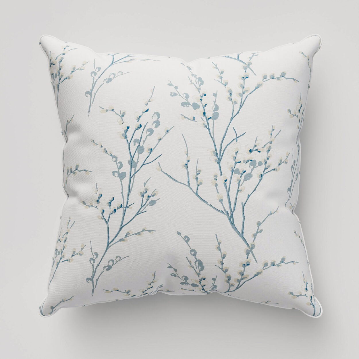 Laura Ashley Pussy Willow Off White/Seaspray Cushion