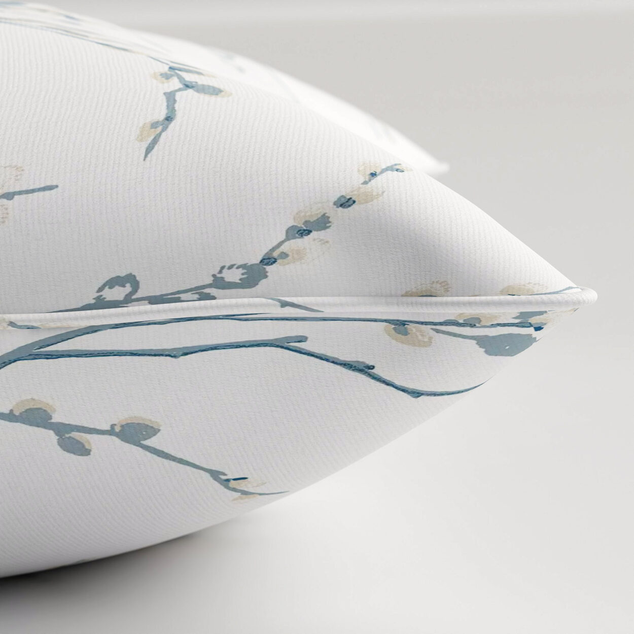 Laura Ashley Pussy Willow Off White/Seaspray Cushion - Image 3