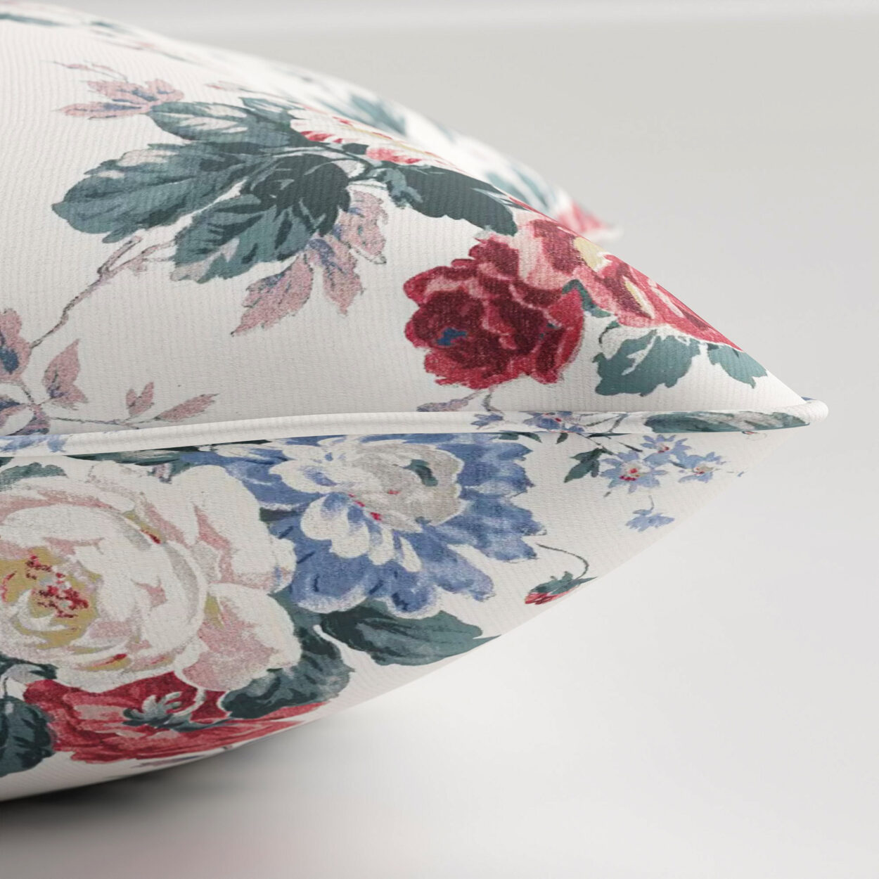 Laura Ashley Stowe Red Multi Cushion - Image 3