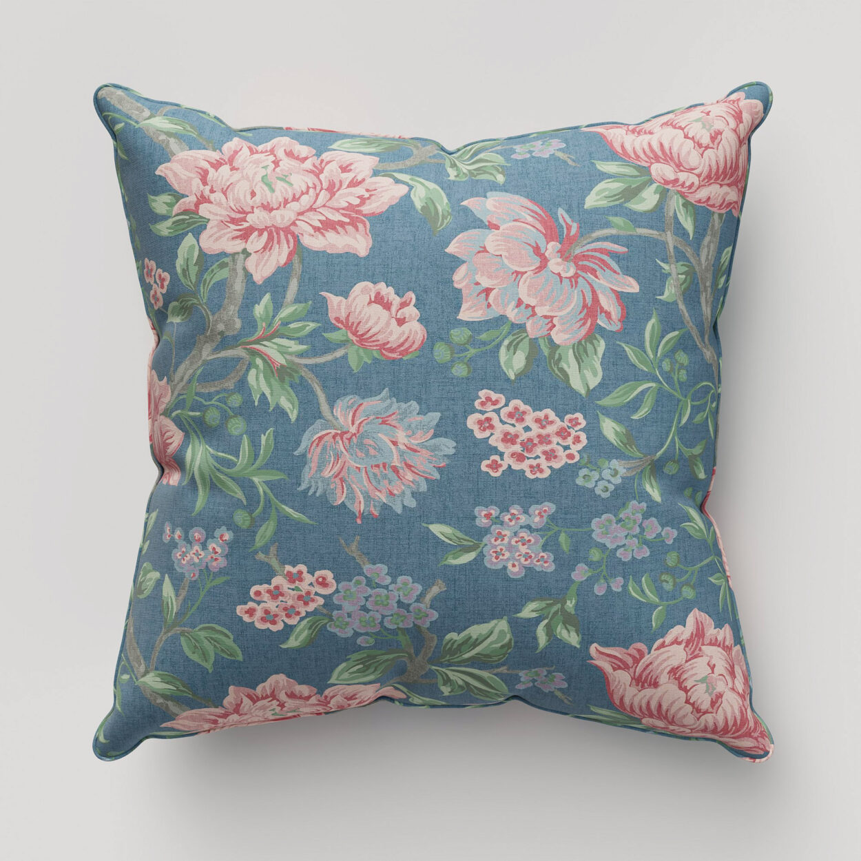 Laura Ashley Tapestry Floral Dusky Seaspray Cushion
