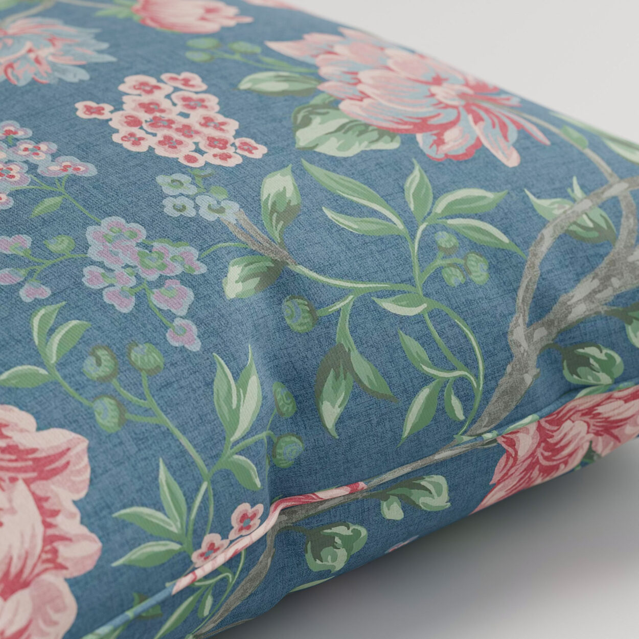 Laura Ashley Tapestry Floral Dusky Seaspray Cushion - Image 2