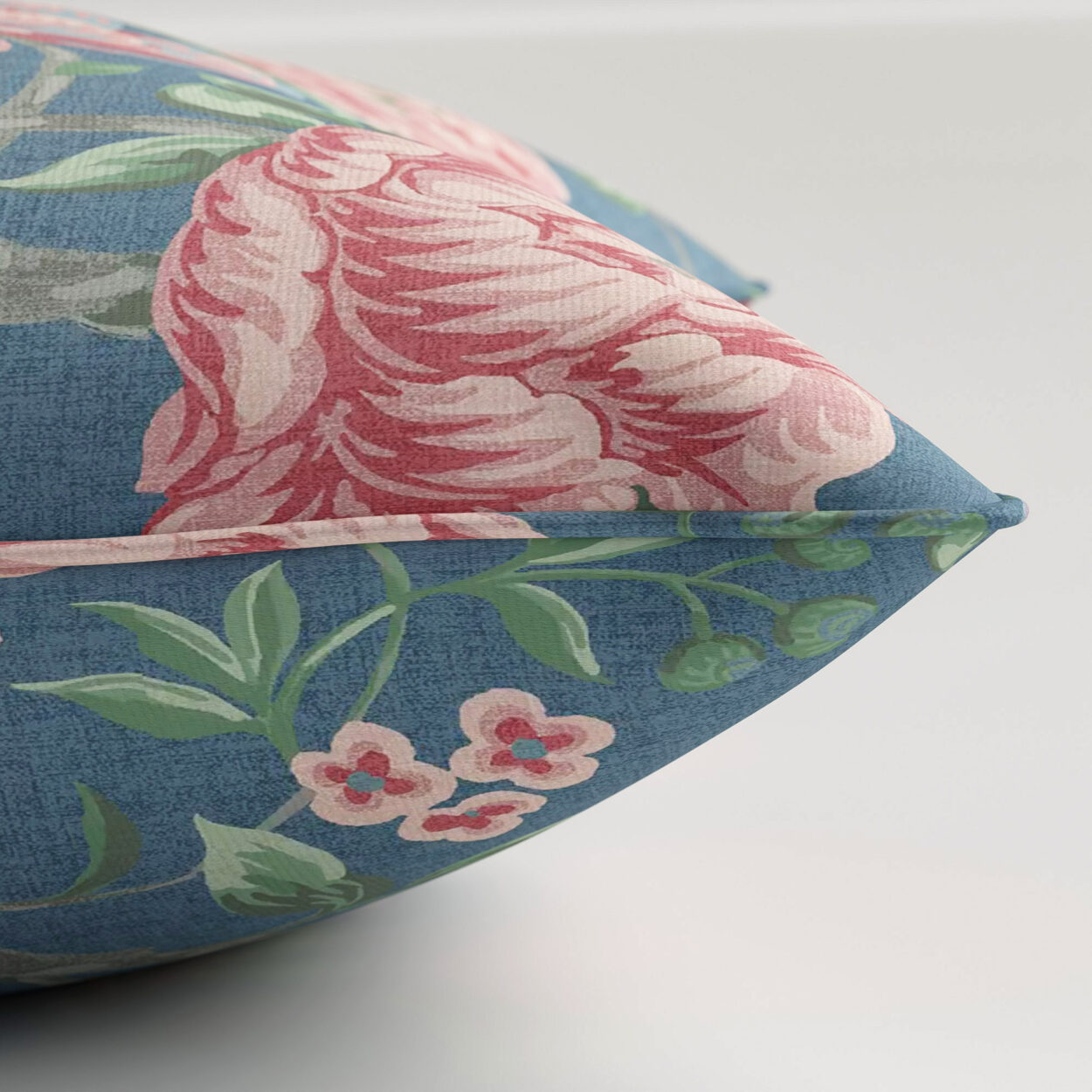 Laura Ashley Tapestry Floral Dusky Seaspray Cushion - Image 3