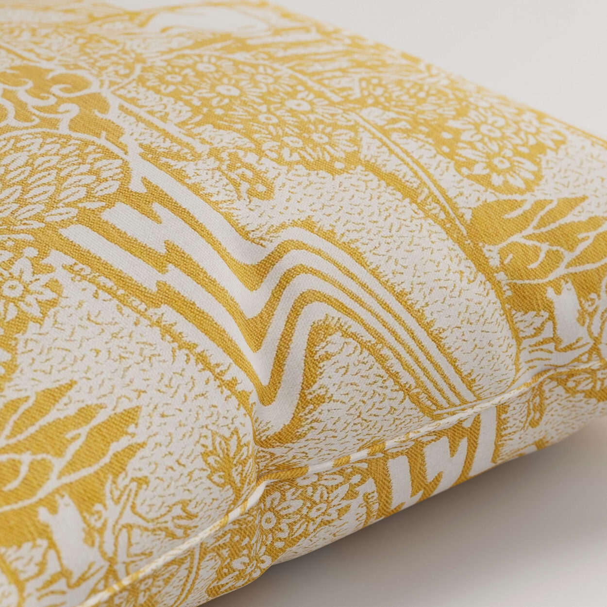 Laura Ashley Trecastle Ochre Cushion - Image 2