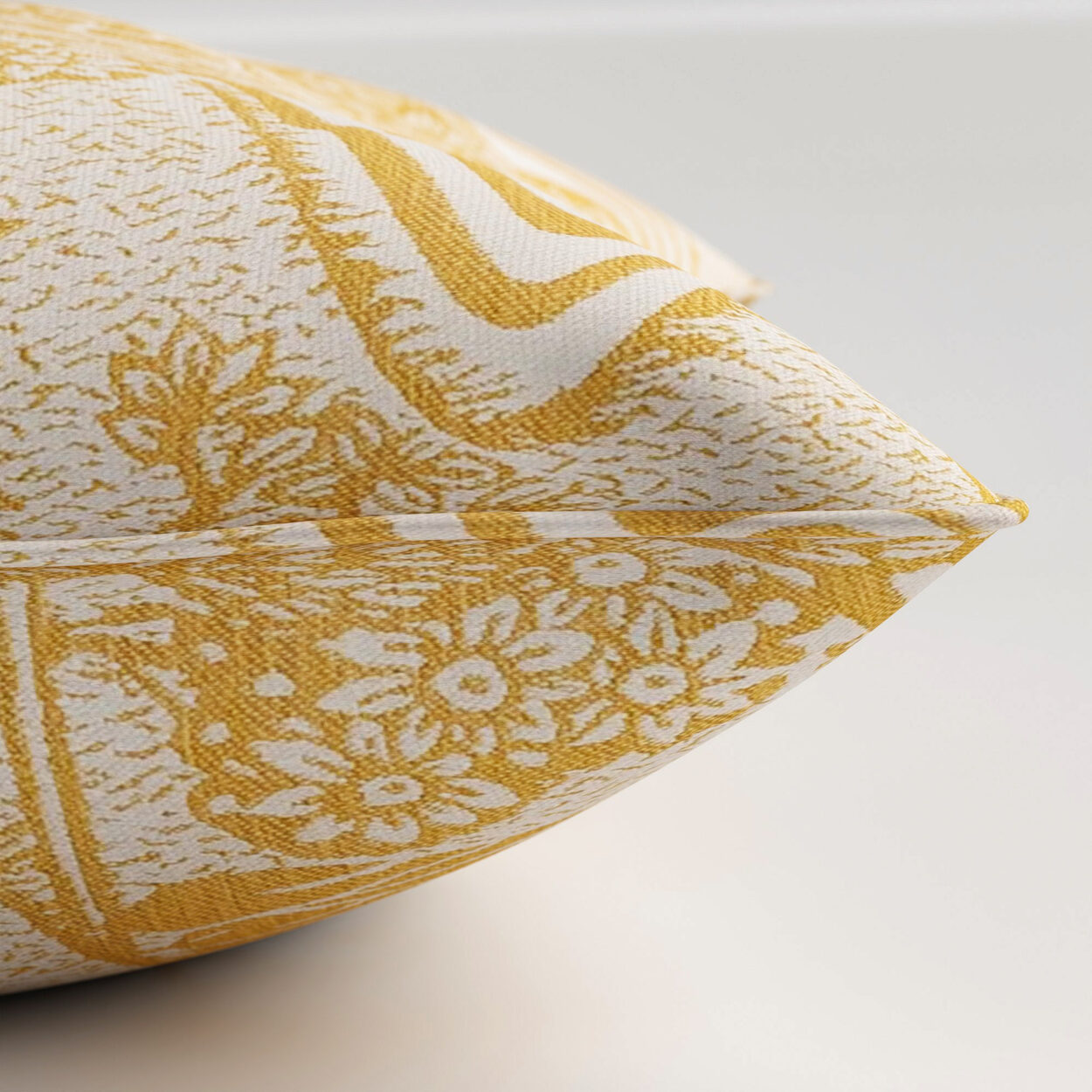 Laura Ashley Trecastle Ochre Cushion - Image 3