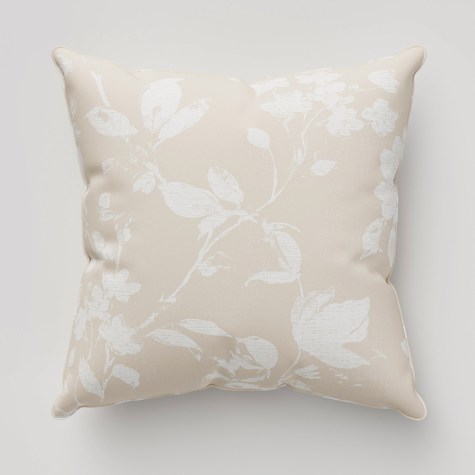 Ledger Cream Cushion