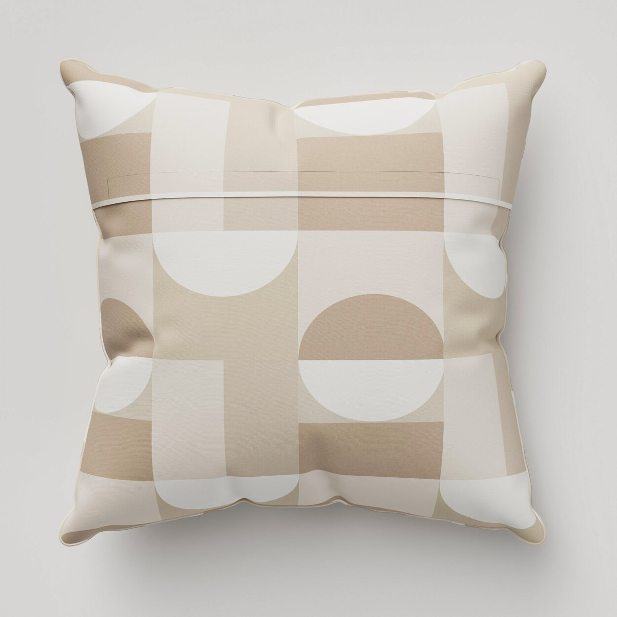 Crosby Taupe Cushion - Image 4