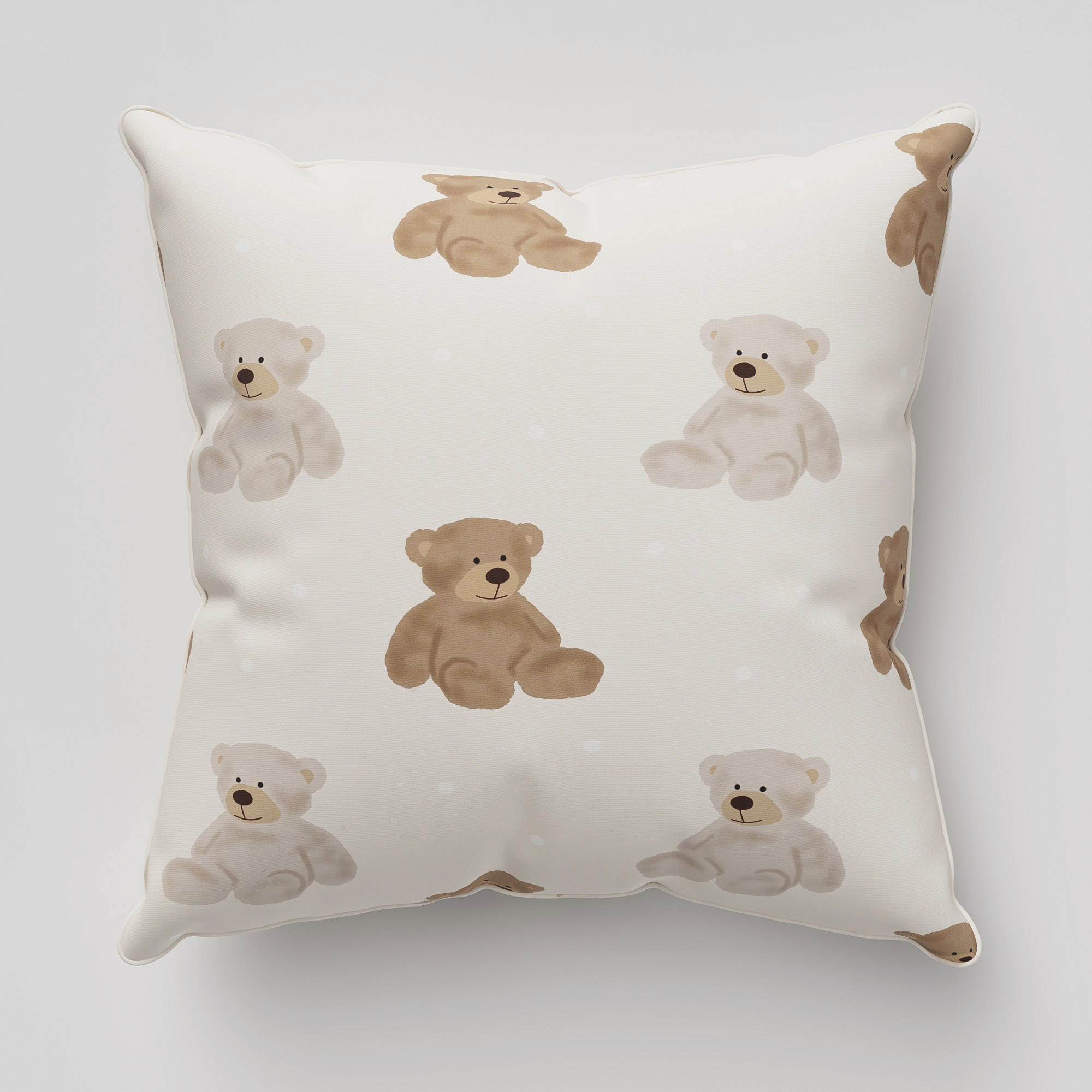 Teddies Cream Cushion