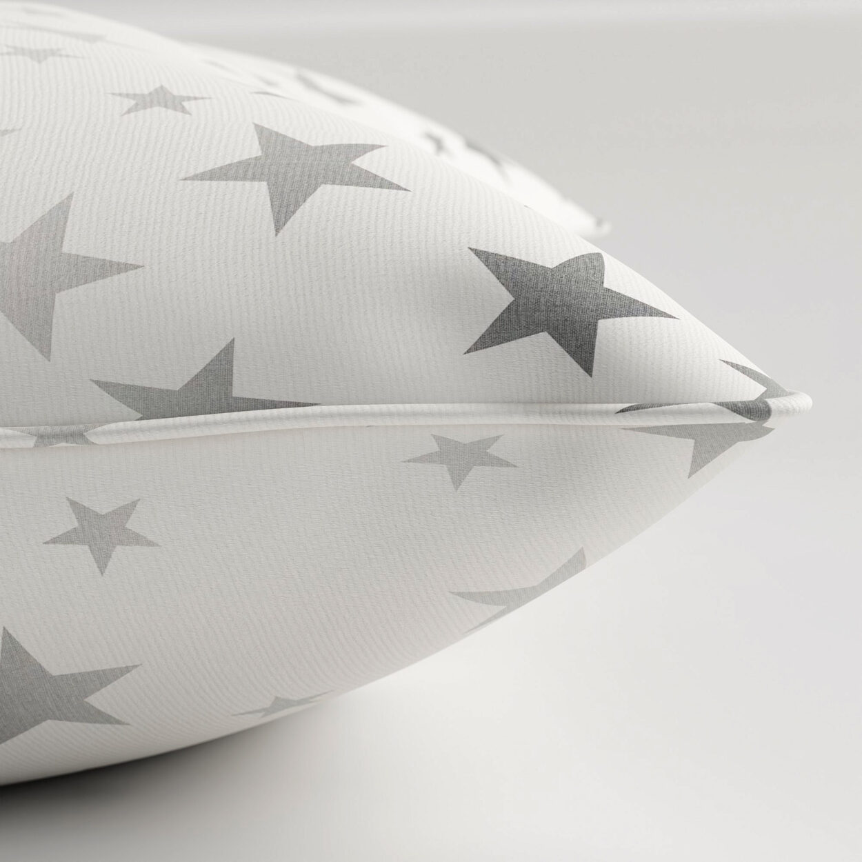 Twinkle Stars Silver Cushion - Image 3